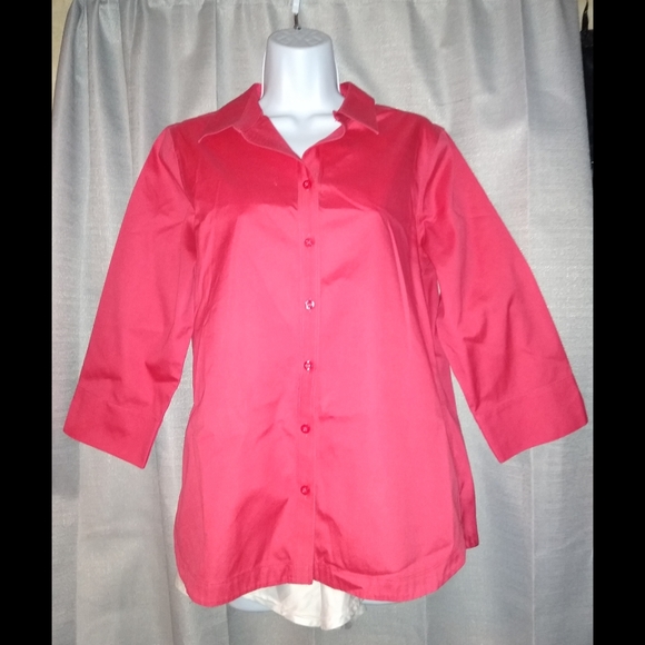 CHICO'S No Iron 3/4 Sleeve Top - Picture 1 of 4
